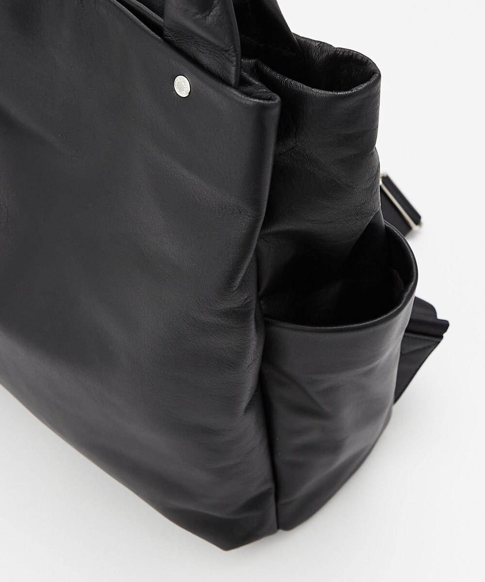 russet ＜約10リットル/690g＞2ハンドルレザーリュックサック(SF-259) 