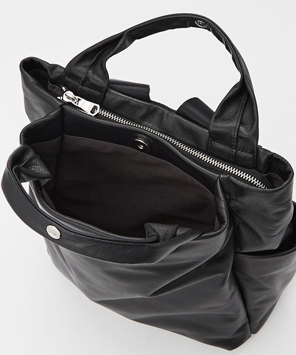 russet ＜約10リットル/690g＞2ハンドルレザーリュックサック(SF-259) 