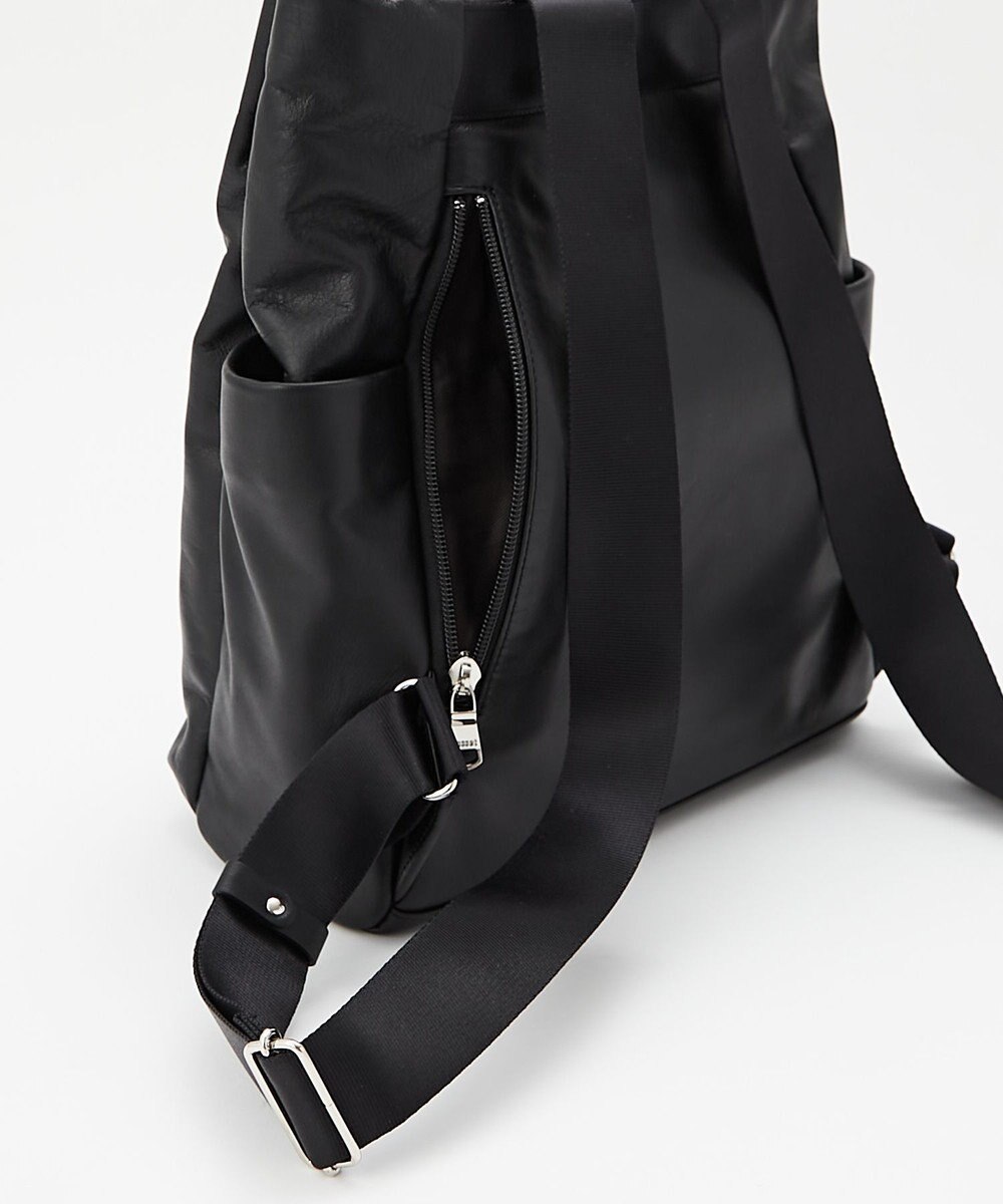 russet ＜約10リットル/690g＞2ハンドルレザーリュックサック(SF-259) 