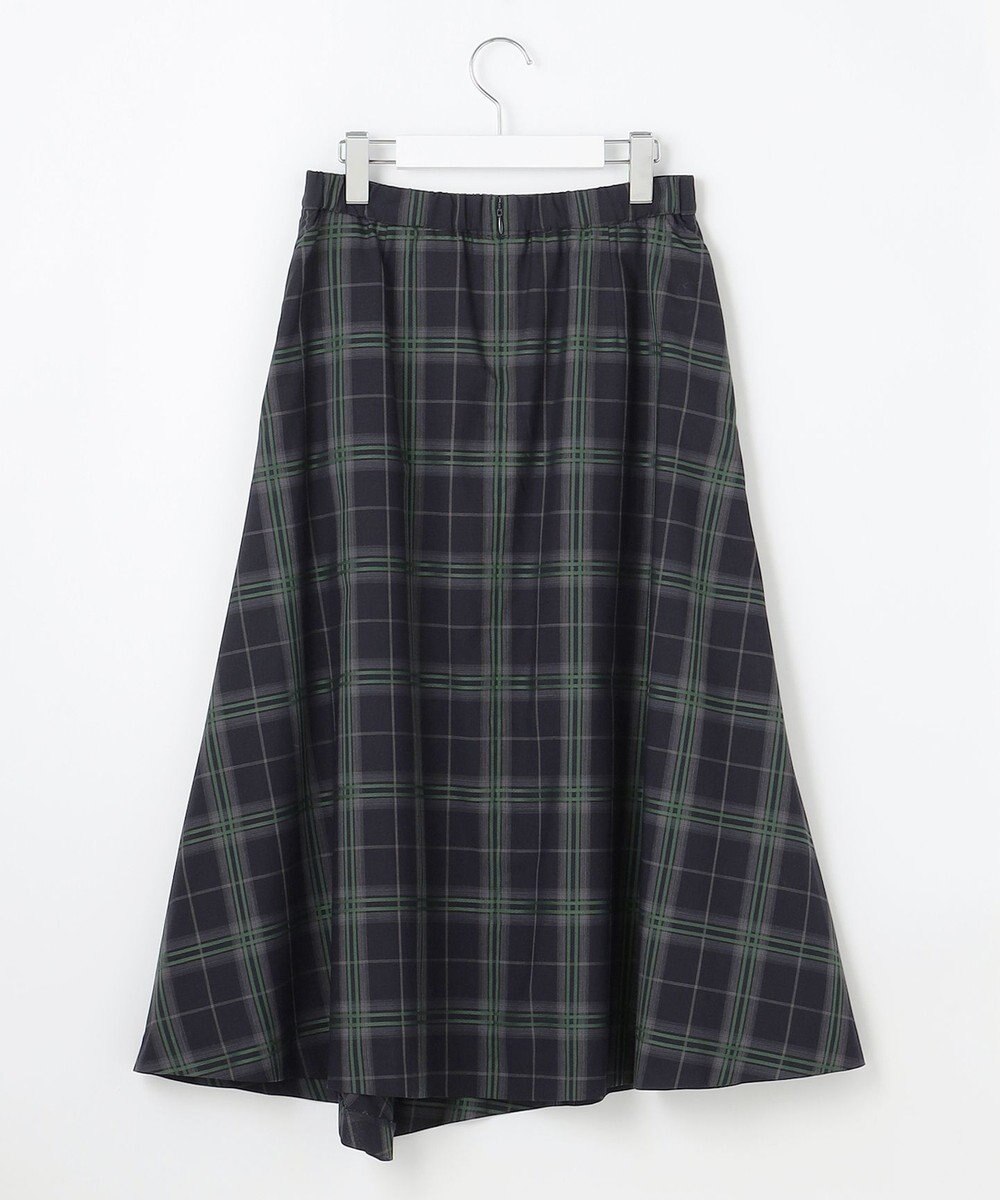J.PRESS LADIES L 【WEB限定カラーあり・洗える】SOFT SHEER チェック フレア スカート 