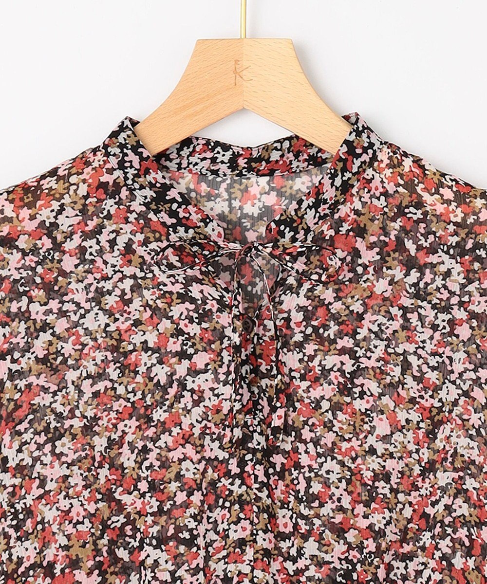 組曲 【先行予約】インプレッションフラワープリント フレアワンピース 