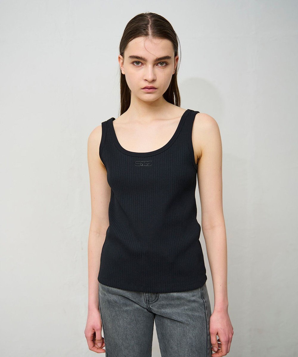 GRACE CONTINENTAL リブタンクトップ 