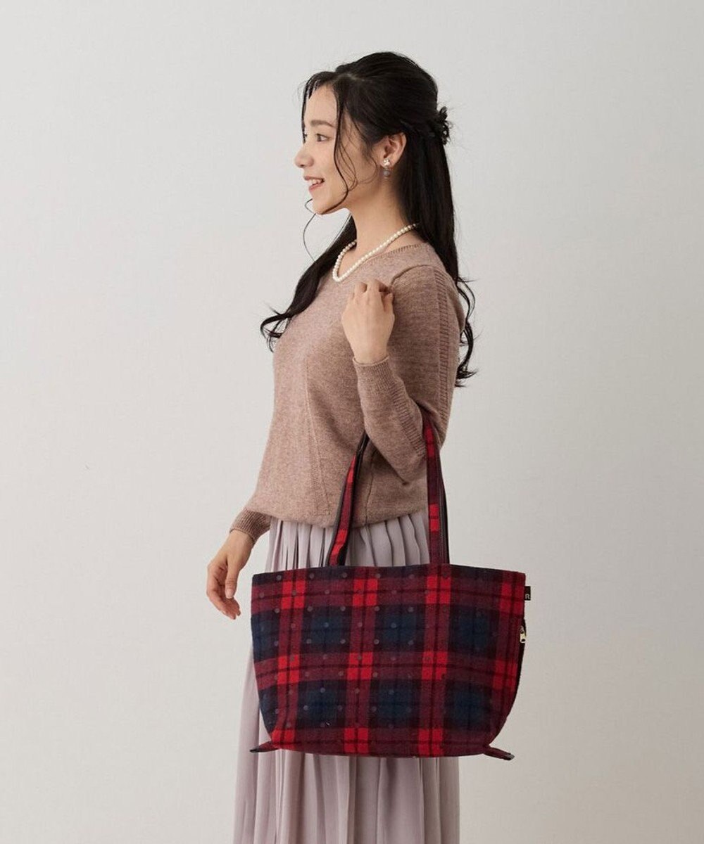 ROOTOTE 1337【フェルト生地】LT.ミディアム.ドットチェック-A 