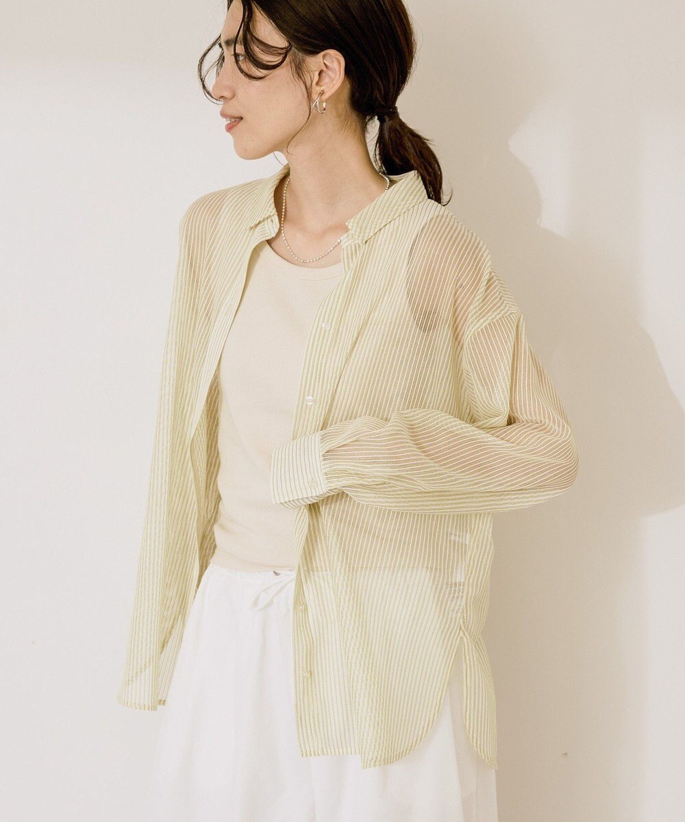 AMERICAN HOLIC メッシュ長袖シャツ【WEB限定カラー有り】 