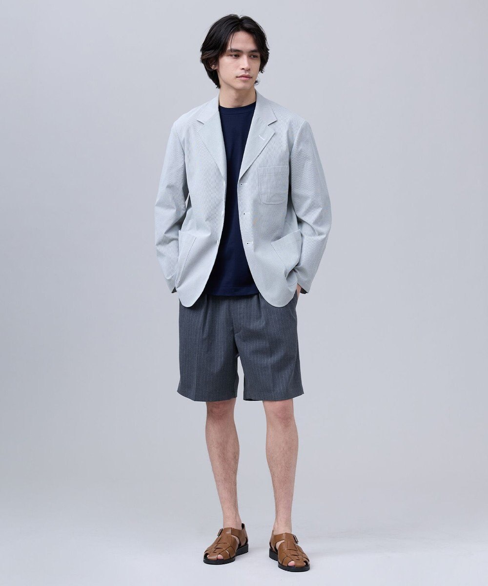 J.PRESS MEN 【J.PRES ORIGINALS】【UNISEX】Cordlane Seersucker 3B Sack Jacket 