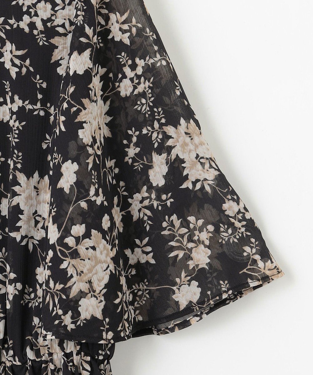 ANY SIS 【洗える】シアーパターン ワンピース 