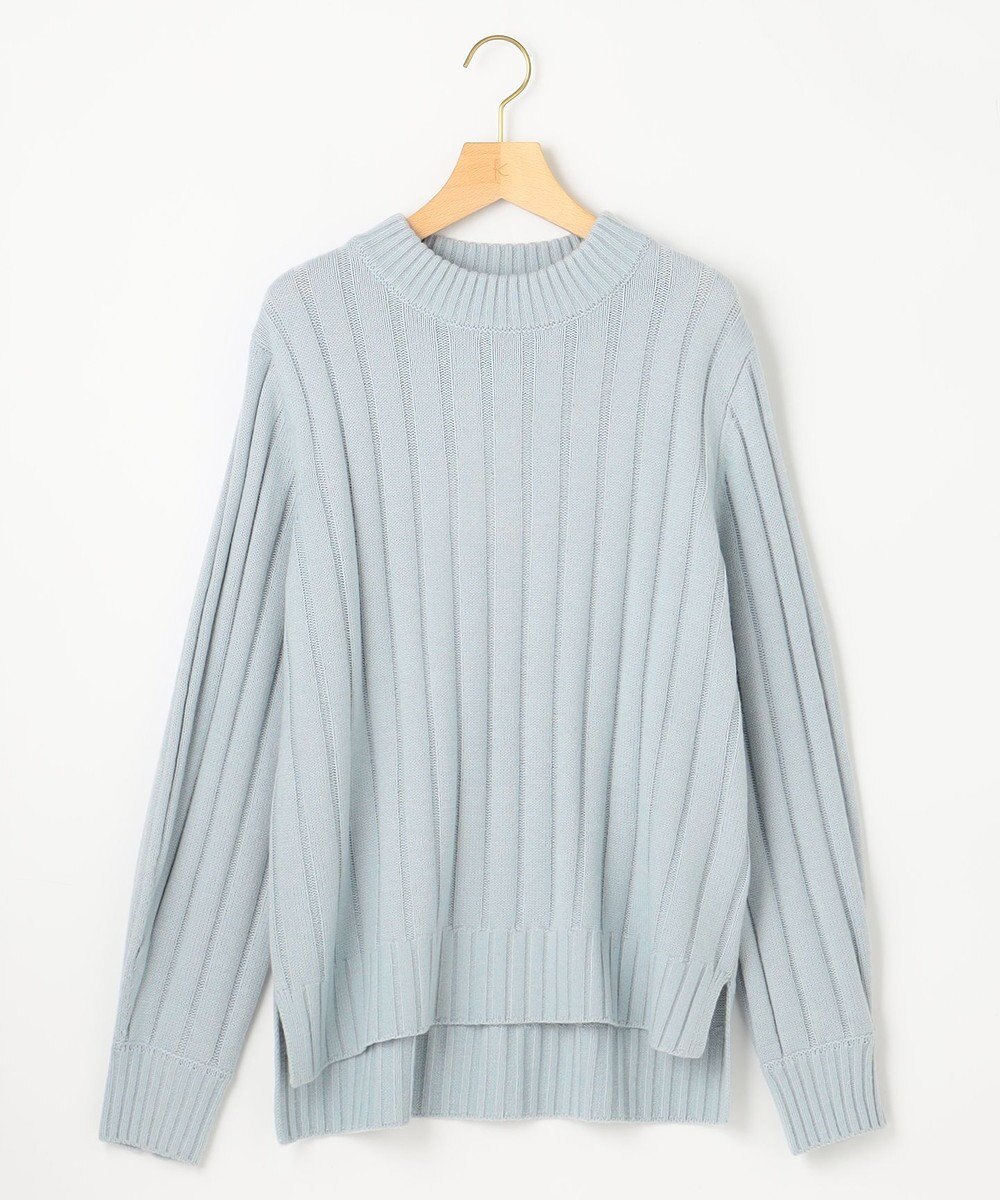 組曲 バルキーワイドリブ ニット 