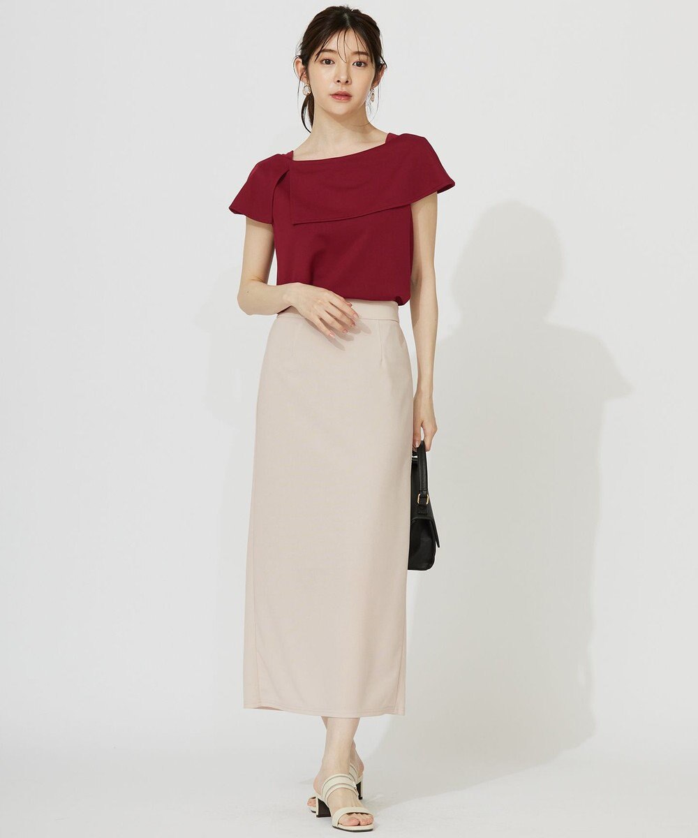 ANY SIS L ケープディテール カットソー 