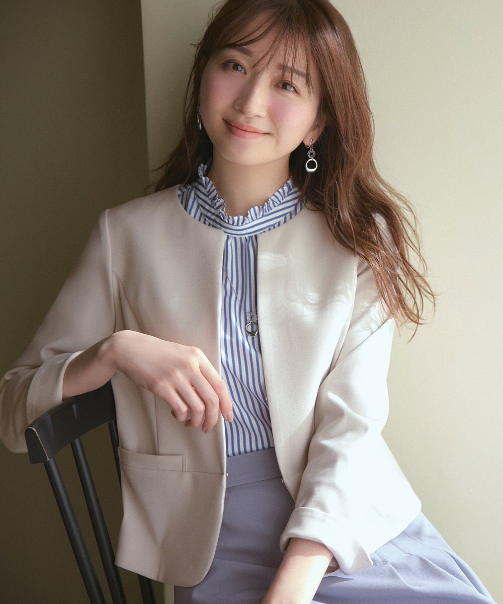 ANY SIS S 【洗える】プチフリル ブラウス 