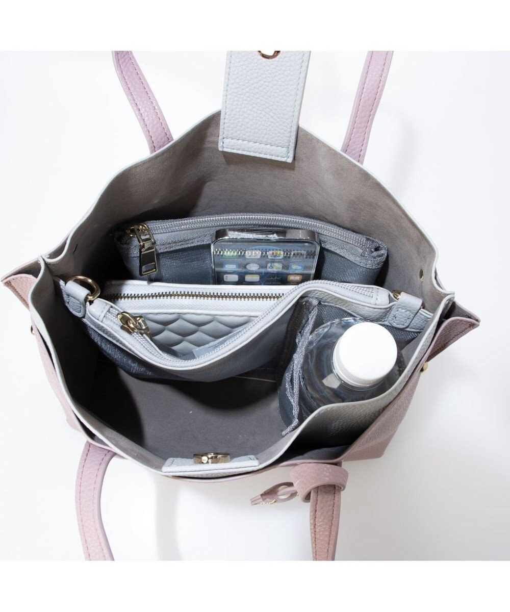 UNBILLION カシュカシュ cachechche / セパレートカラーパーテーショントート 