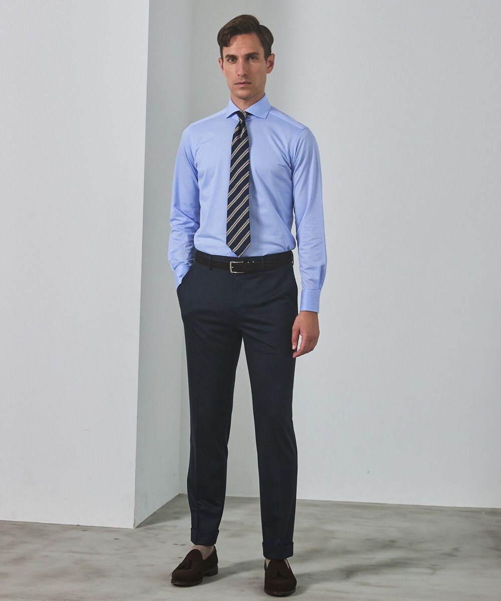 GOTAIRIKU  GOTAIRIKU別注【日本製】シルク ネクタイ_レジメンタル柄 