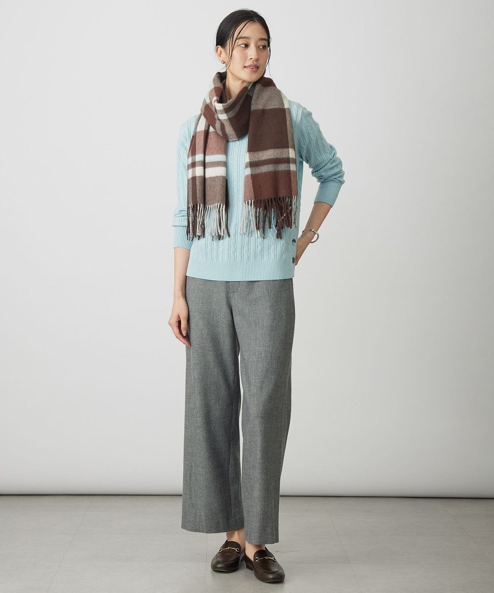 J.PRESS LADIES カシミヤチェック マフラー 