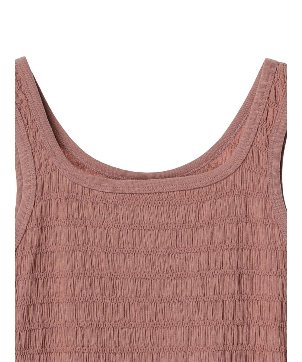 earth music&ecology シャーリングタンクトップ 