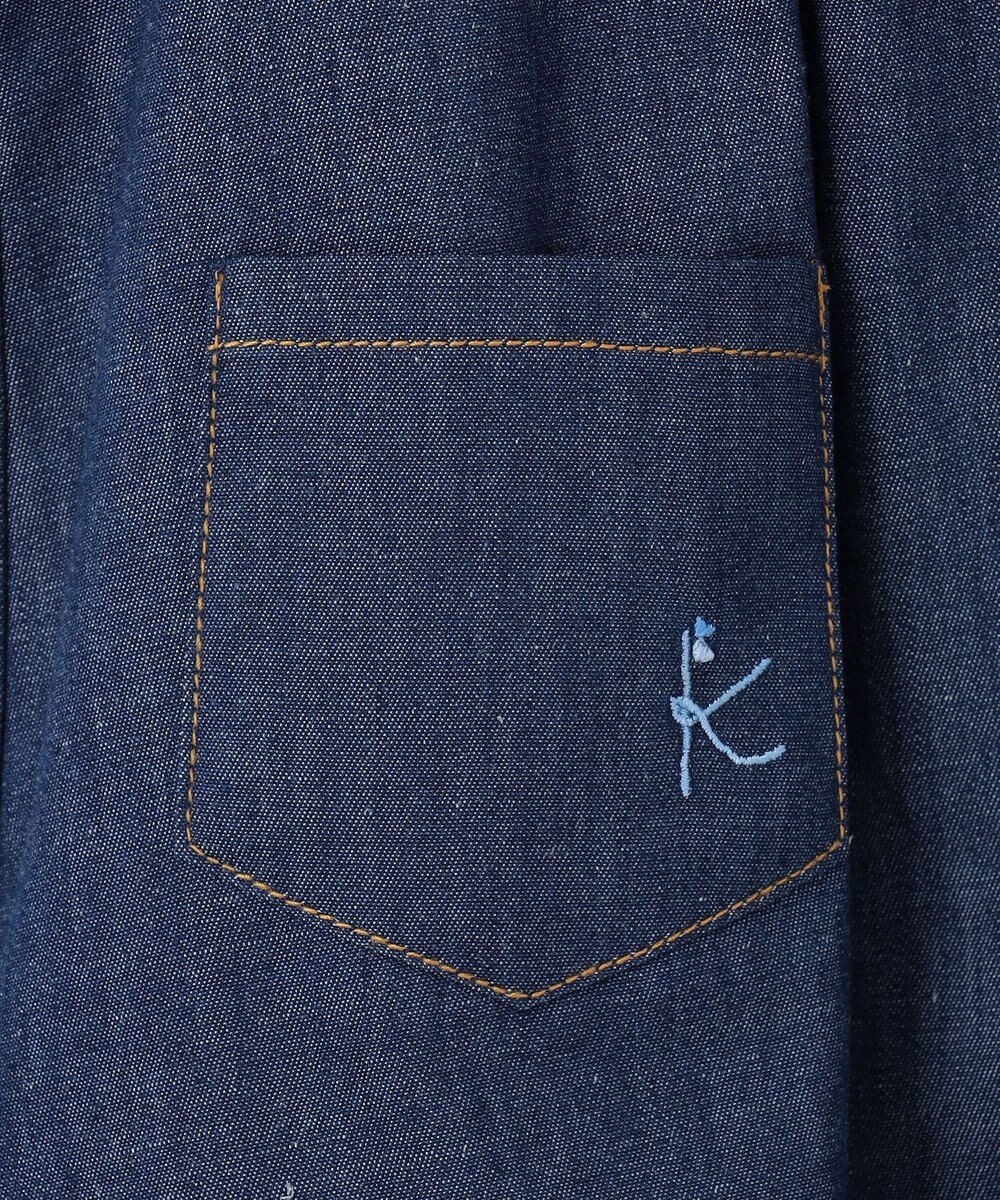 組曲 KIDS 【80-100㎝】デニム ジャンパースカート 