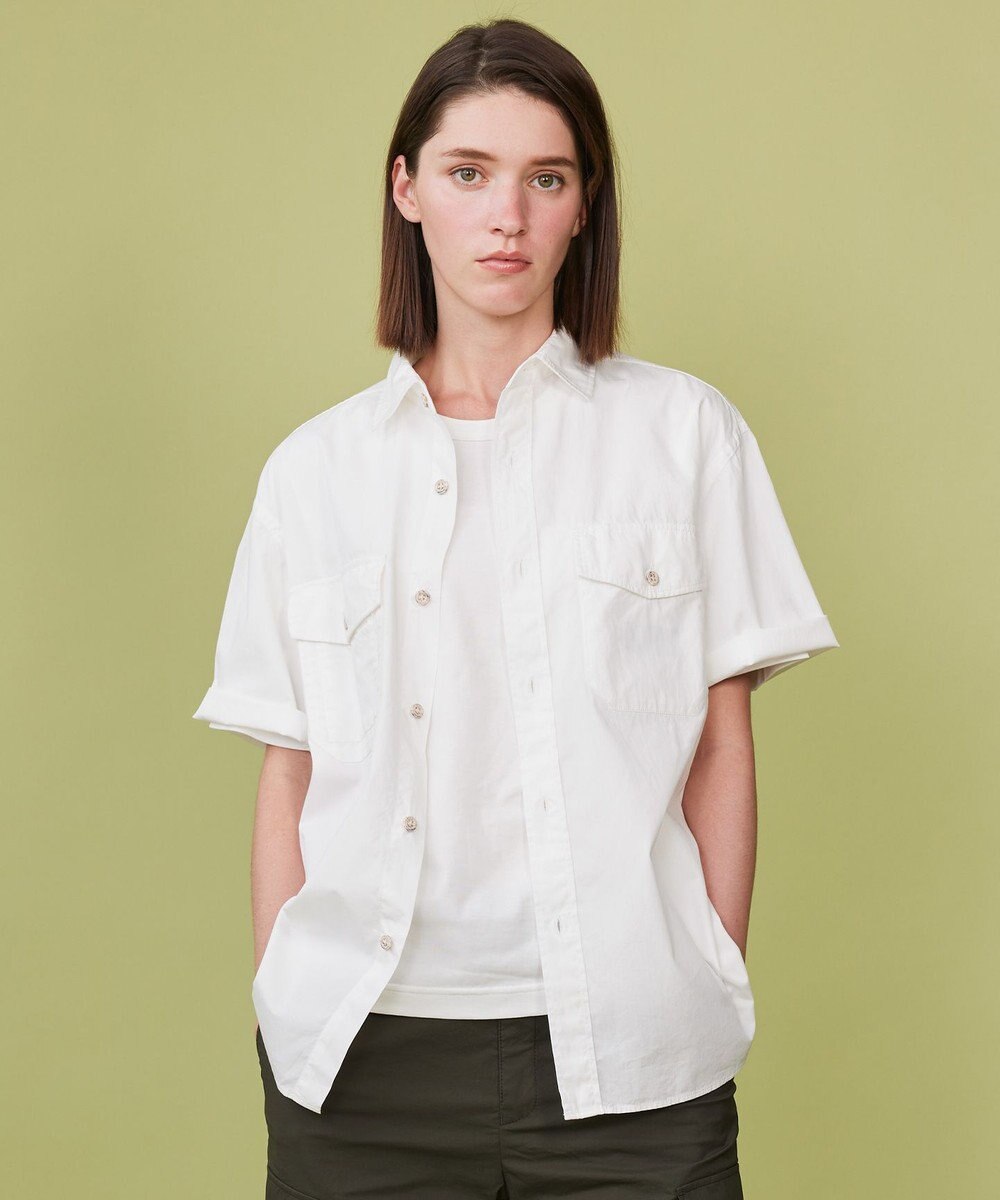 JOSEPH ABBOUD MOUNTAIN 【テーム・ヤルヴィモチーフ】バックデザイン 半袖シャツ 