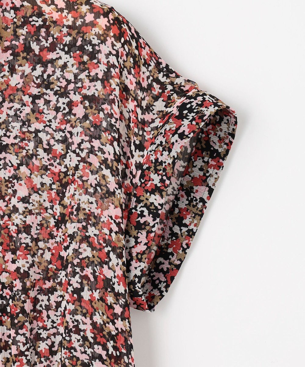 組曲 【先行予約】インプレッションフラワープリント フレアワンピース 