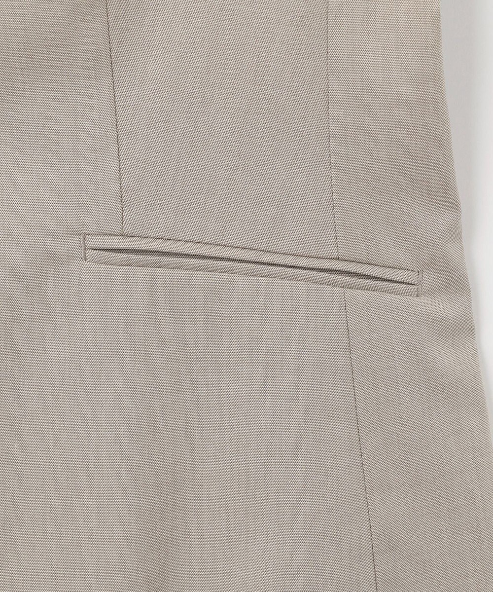 J.PRESS LADIES 【洗える・撥水・防汚】コットンFITTYシャーク ノーカラー ジャケット 