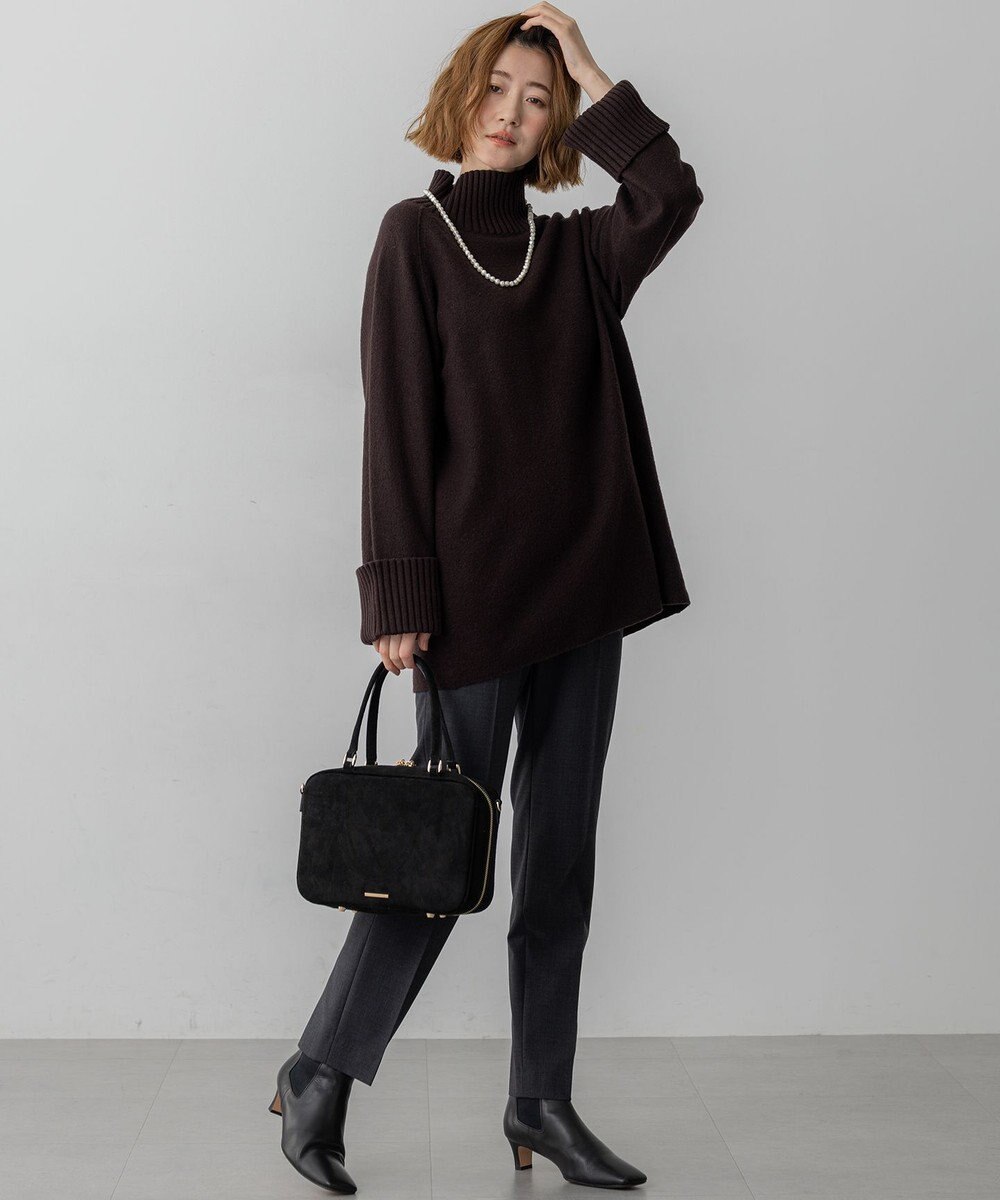 23区 【WEB&一部店舗限定】スエード ボストン バッグ 