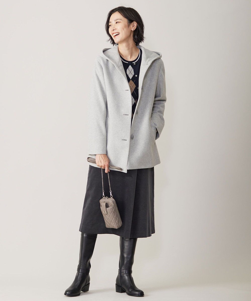 J.PRESS LADIES 【WEB限定カラーあり・洗える】アーガイルツイン ニット 