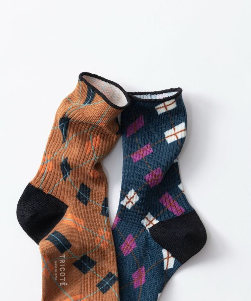 TRICOTE ARGYLE LINK SOCKS／アーガイルリンクソックス 