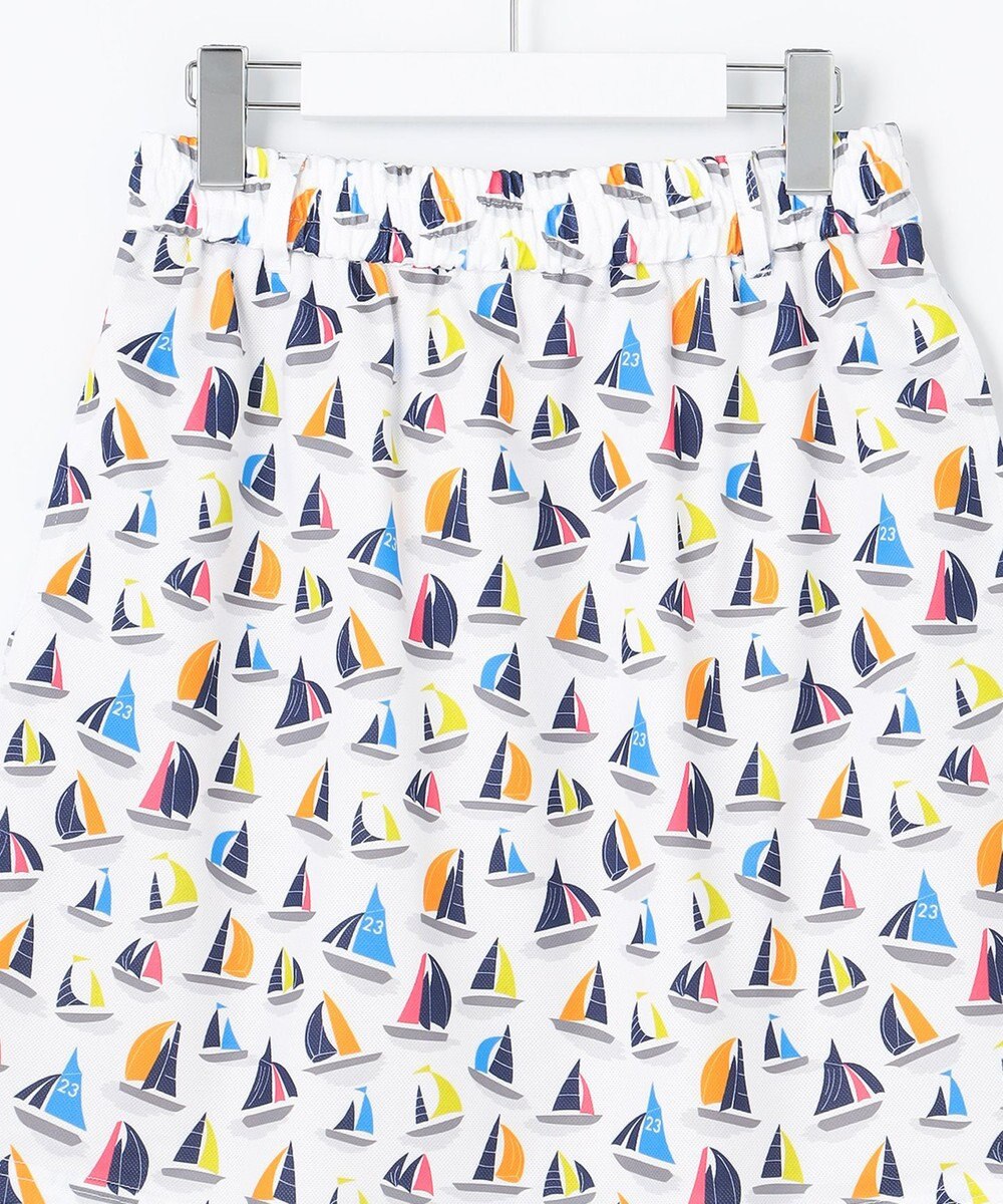 23区GOLF 【WOMEN】【吸水速乾・UVケア】マルチヨットプリント スカート 