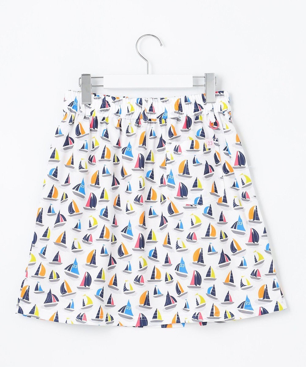 23区GOLF 【WOMEN】【吸水速乾・UVケア】マルチヨットプリント スカート 