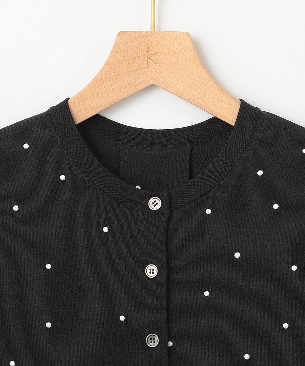 組曲 【WEB限定】ドットニット カーディガン 