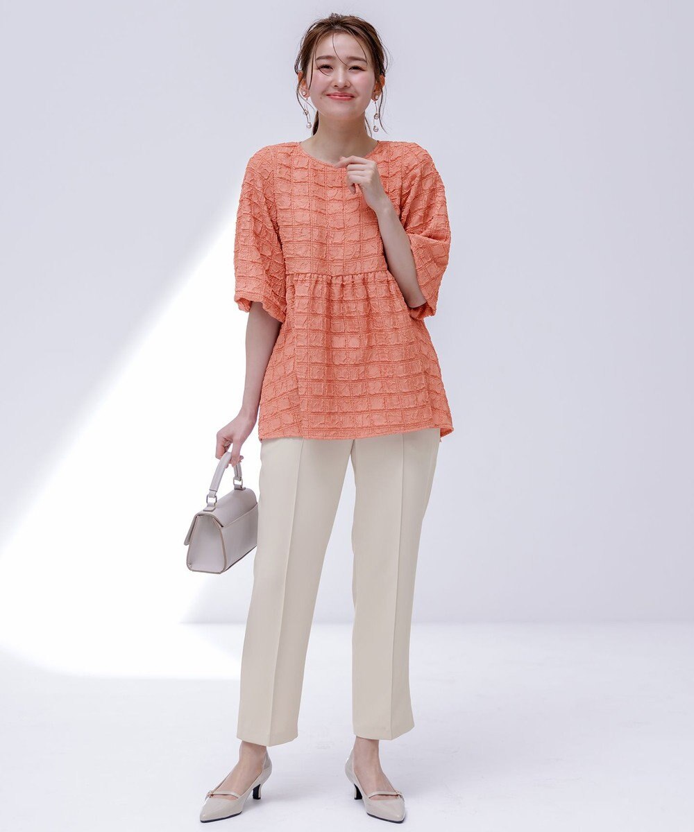 ANY SIS 【洗える】ワッフルライクフクレジャカード チュニック 