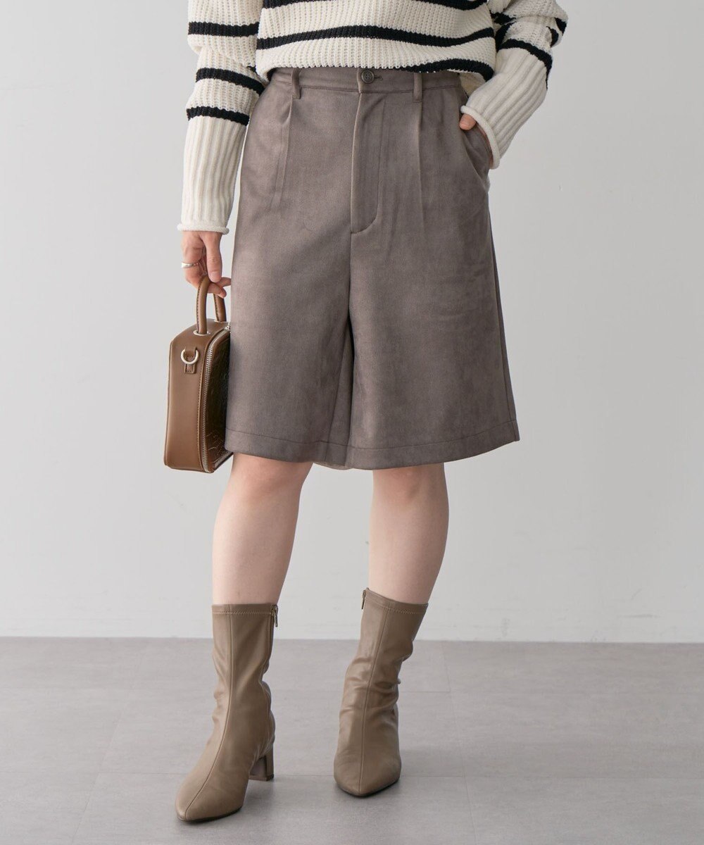 Green Parks ・ＥＬＥＮＣＡＲＥ　ＤＵＥ　スエードポンチハーフパン 