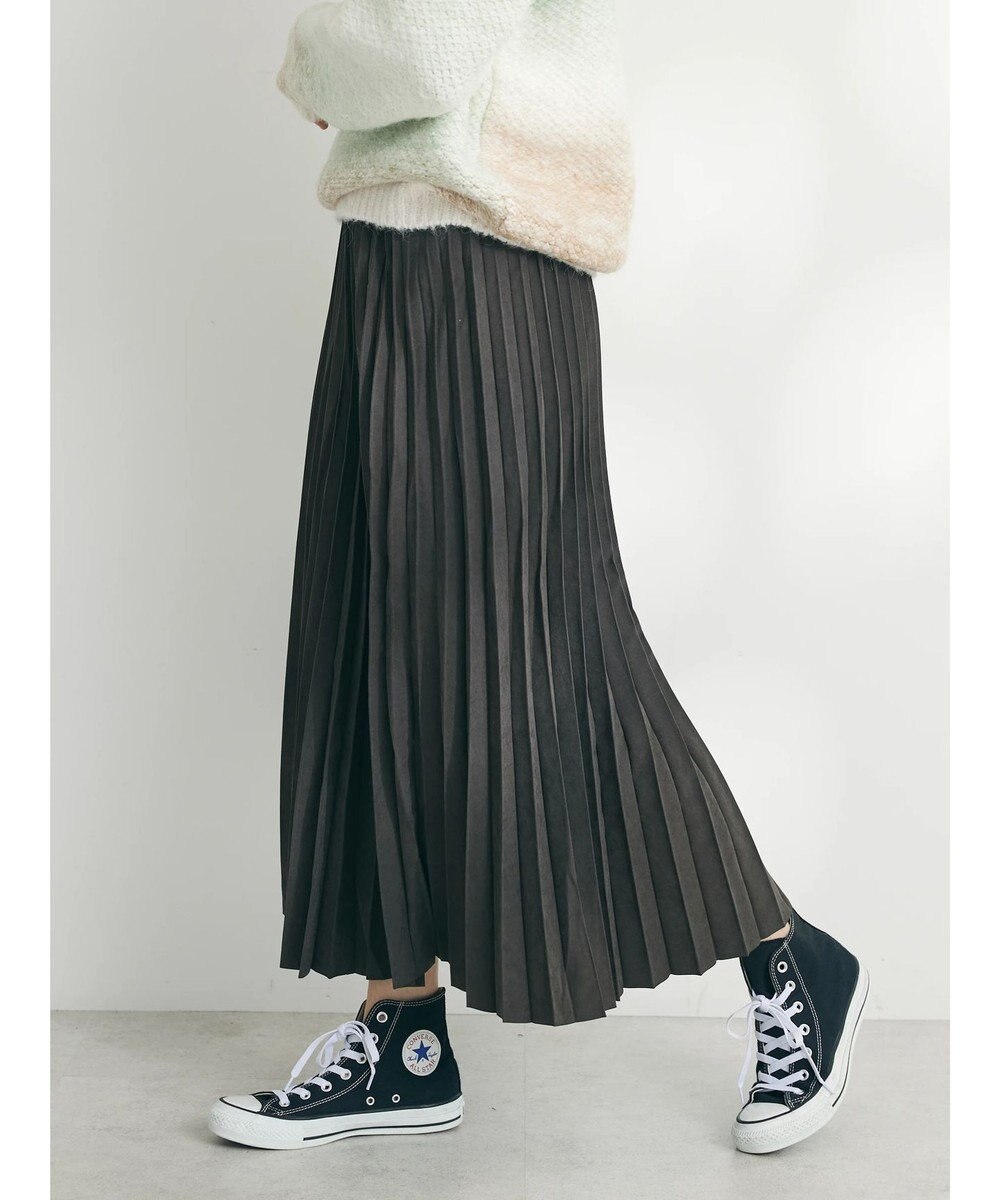 CRAFT STANDARD BOUTIQUE ピーチアコーディオンプリーツスカート 