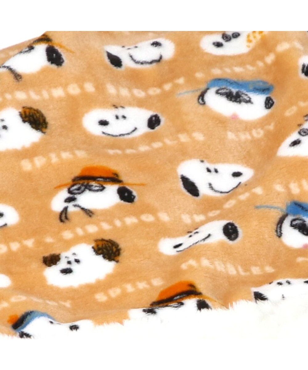 PET PARADISE スヌーピー 丸型寝袋 遠赤外線 《ブラザー柄》 50cm 