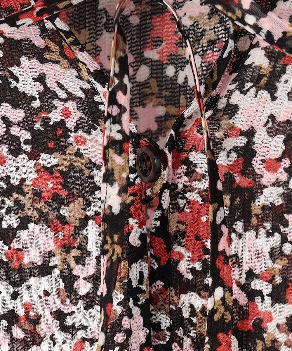 組曲 【先行予約】インプレッションフラワープリント フレアワンピース 