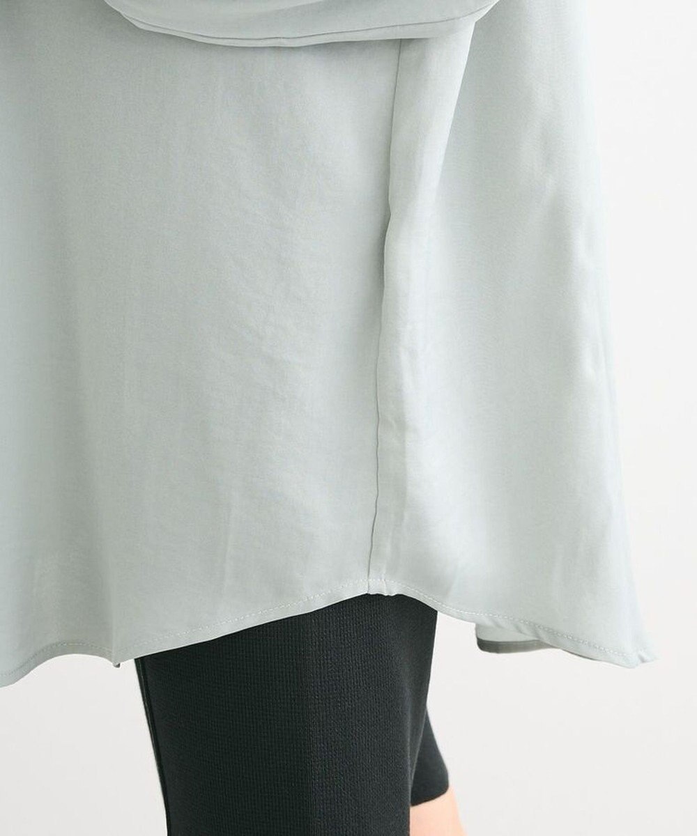 Green Parks ・ＳＵＧＡＲ　ＳＰＯＯＮ　サテンオーバーシャツチュニック 