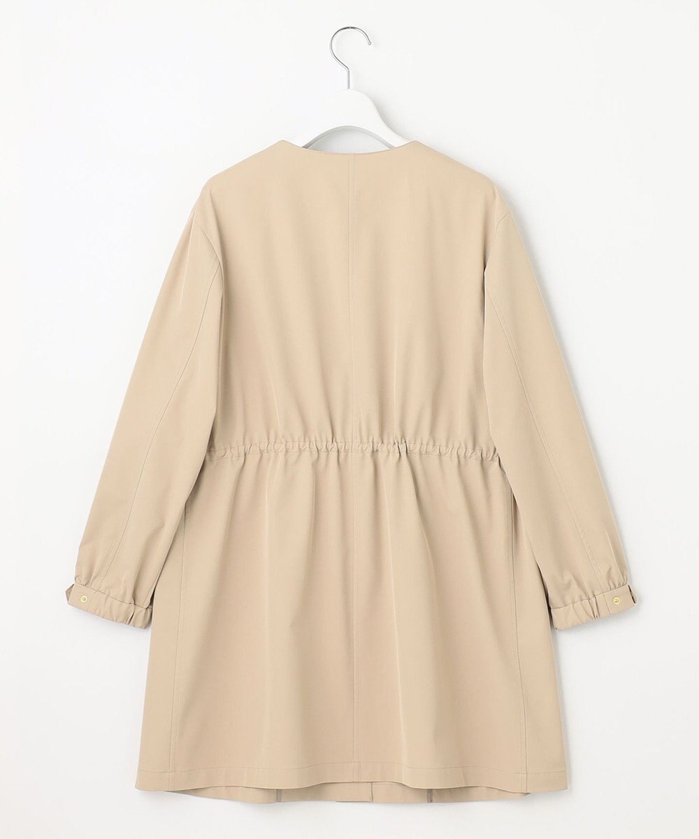 J.PRESS LADIES S 【洗える】 ソロテックスドライツイル ノーカラー コート 