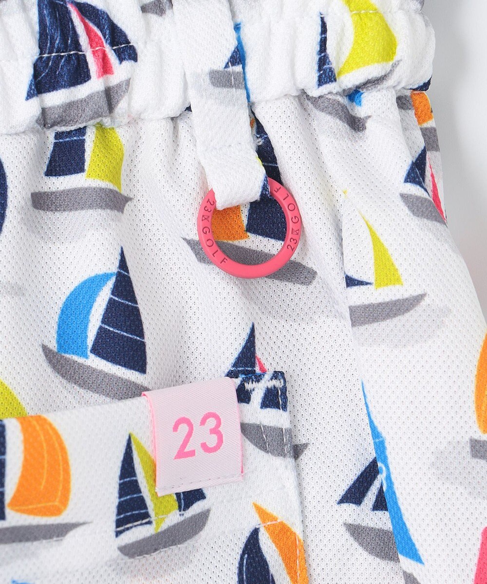 23区GOLF 【WOMEN】【吸水速乾・UVケア】マルチヨットプリント スカート 