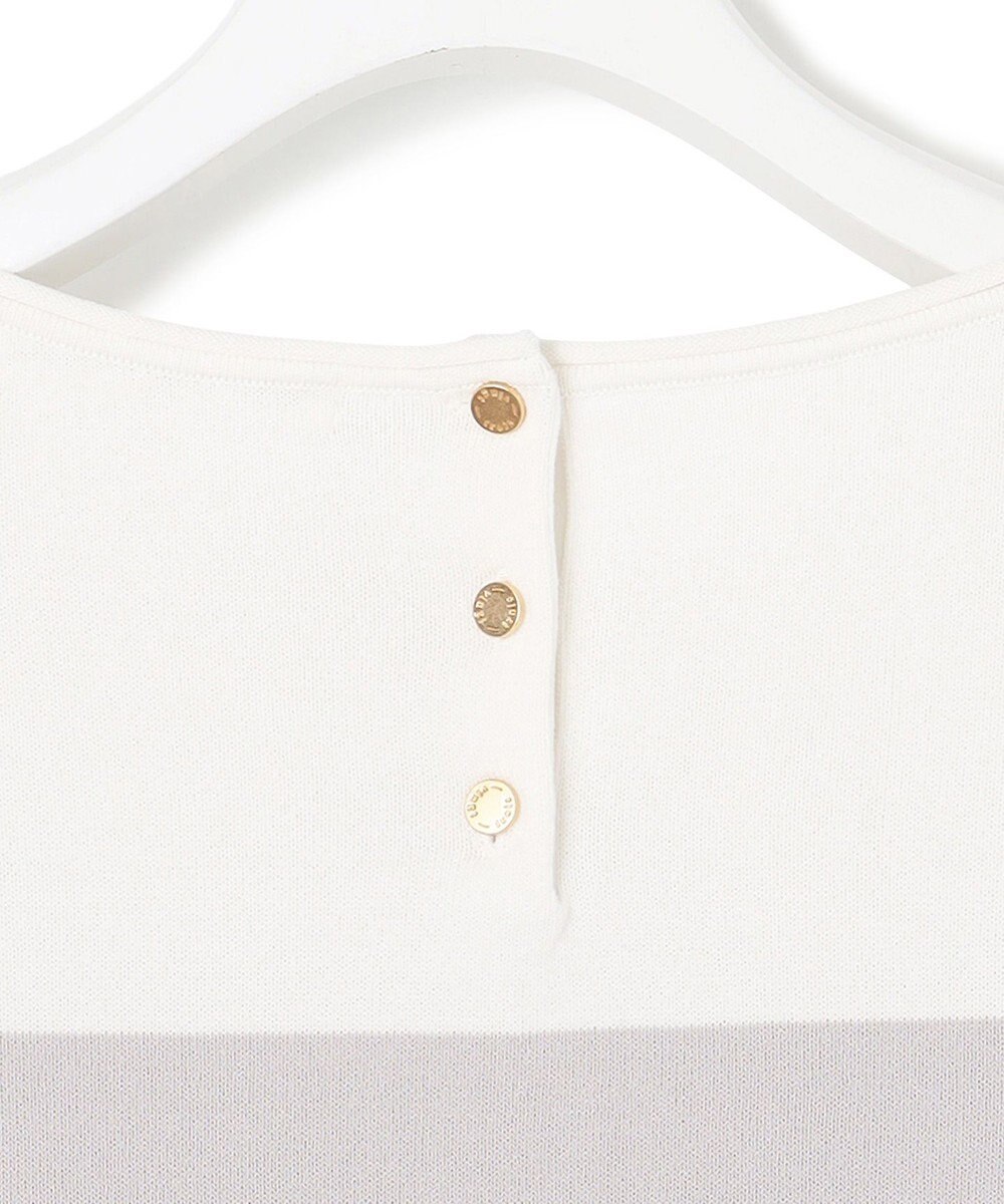 23区 【洗える】コットンポリエステルストレッチ オーバーサイズ ニット 