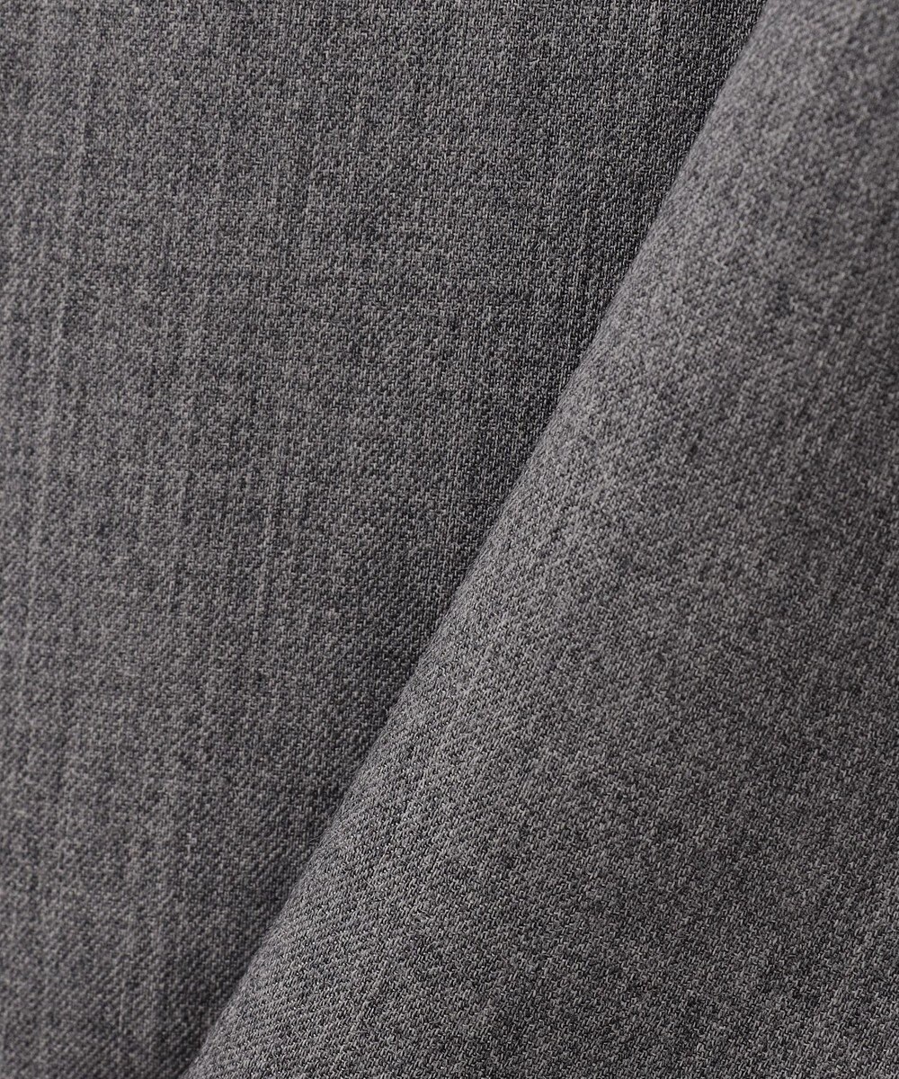 自由区 S 【洗える】ウールミックスストレッチツイル ワンピース 