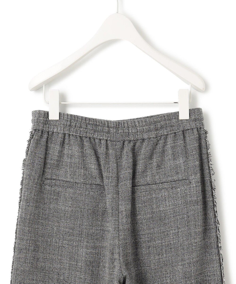 ICB 【洗える】 ライトスラブツイード ワイドパンツ 