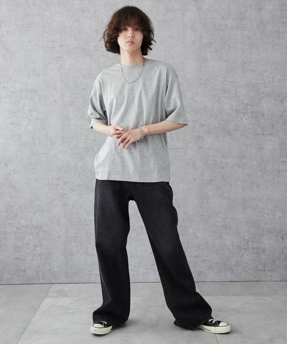 WEGO 【ユニセックス着用ITEM/綿100%/XSSMLサイズ展開】リラックスフィットコットンT 