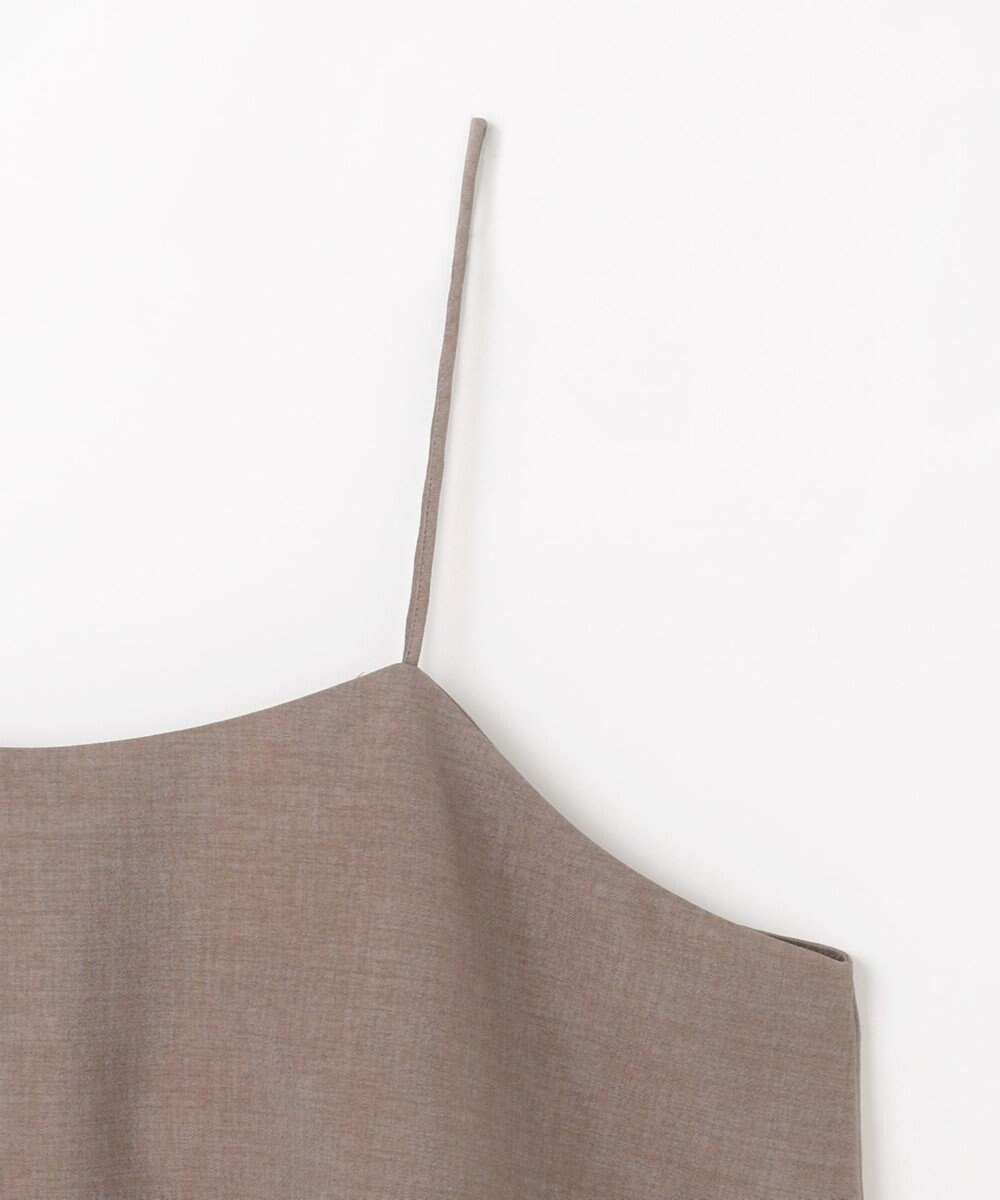 ANY 【2SET/洗濯機可】テックリネンキャミソール×パンツセットアップ 