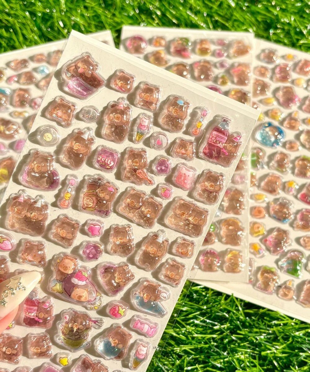 WEGO ぷっくりカピバラステッカー 