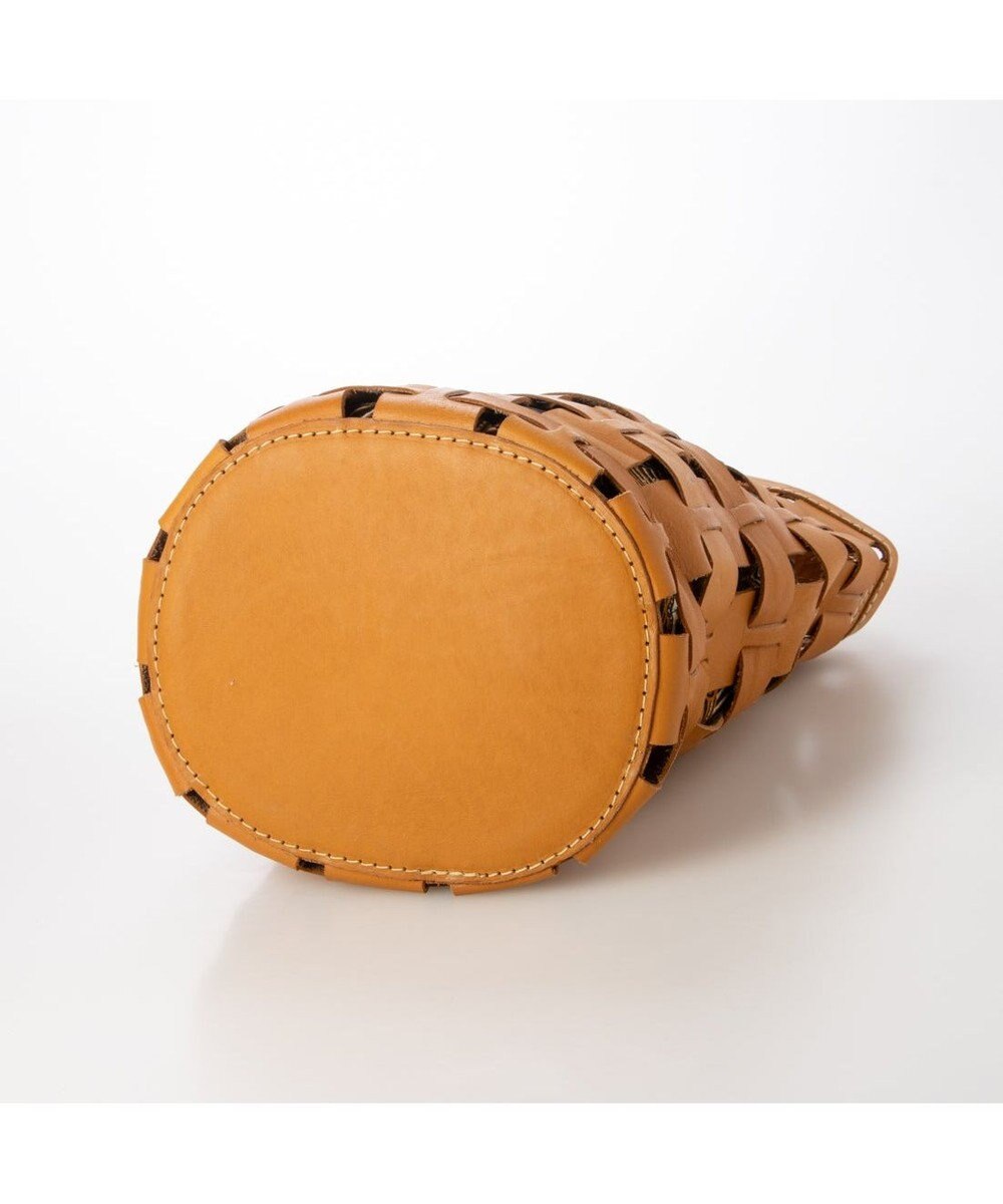 UNBILLION ピークスピーク PEAKS PEAK / 牛革透かし編みメッシュショルダートート 