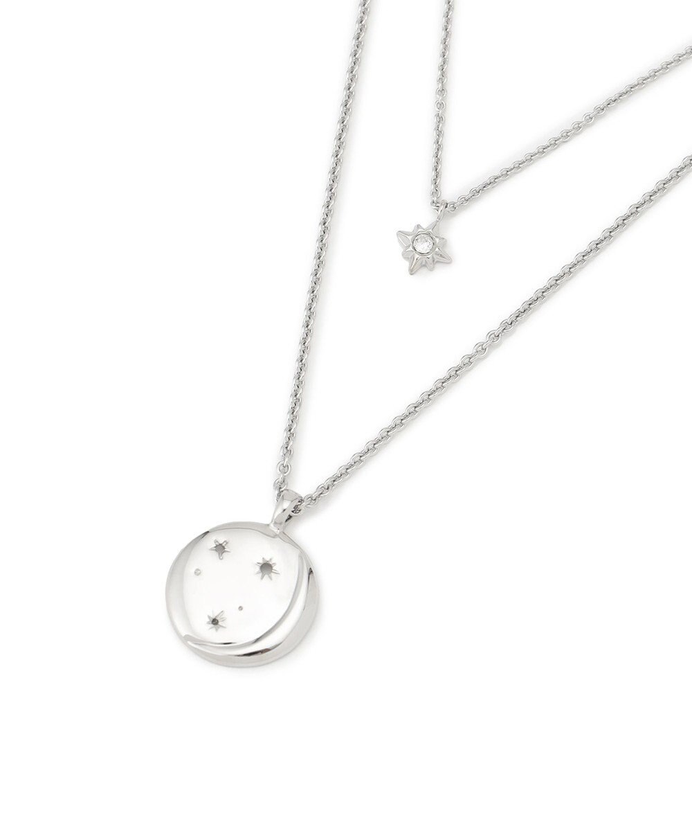 23区 クリスタル付き 2WAY コイン ネックレス 