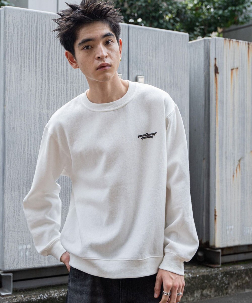 WEGO 【ユニセックス着用ITEM】リラックスフィットグラフィックプルオーバー 