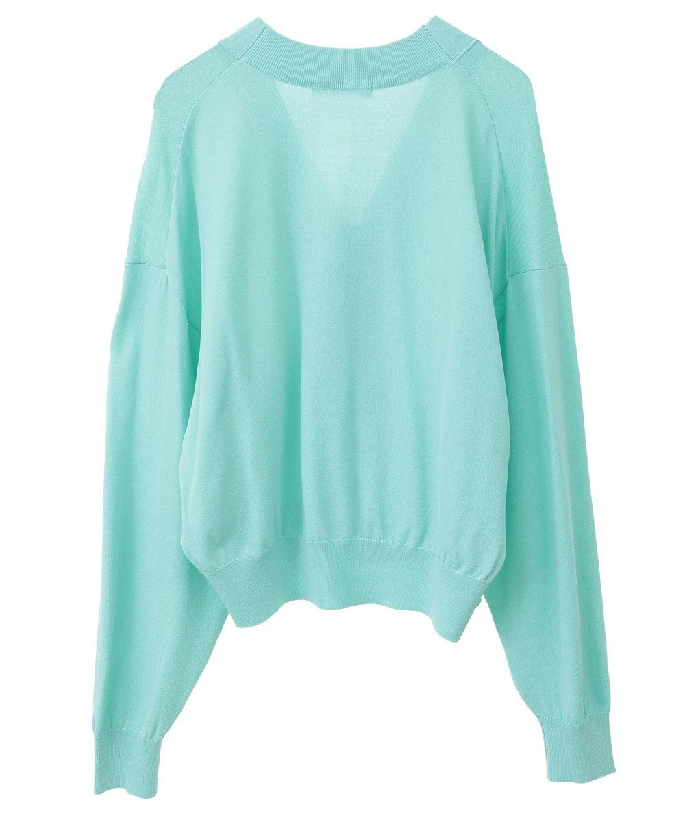 Green Parks フロントＺＩＰニットカーディガン 