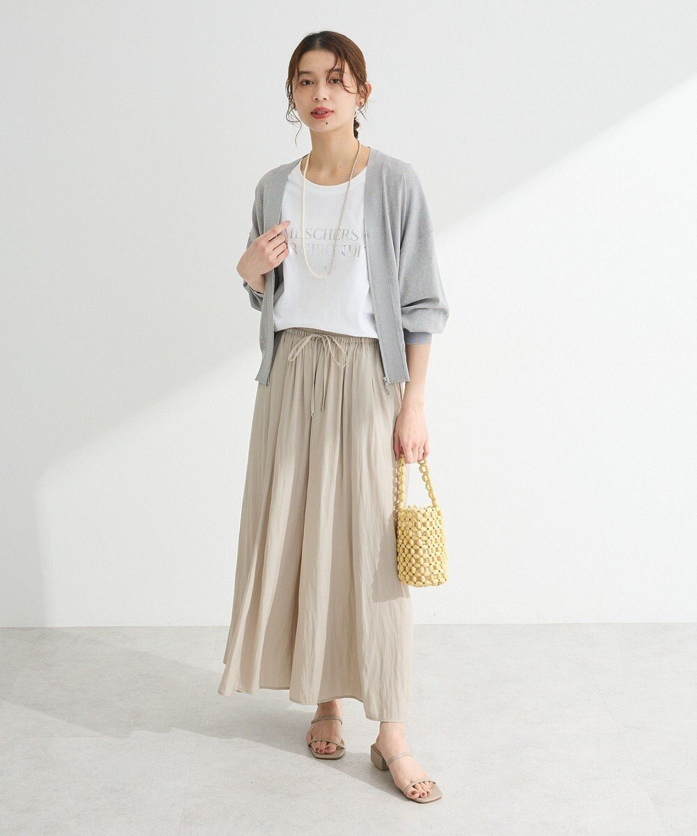 Green Parks フロントＺＩＰニットカーディガン 