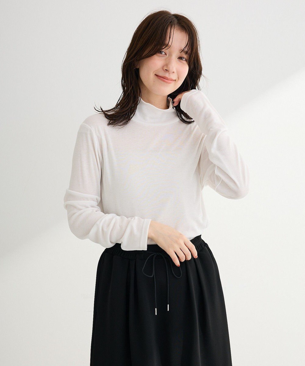 Green Parks シアーリブタートルプルオーバー 