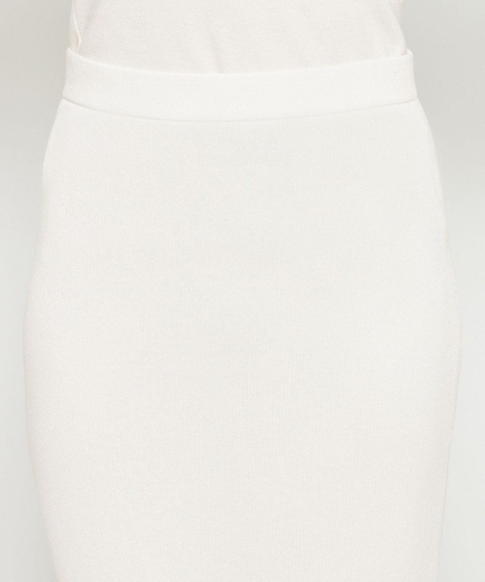 uncrave 【久慈暁子さん着用】シアーニット Iラインスカート 