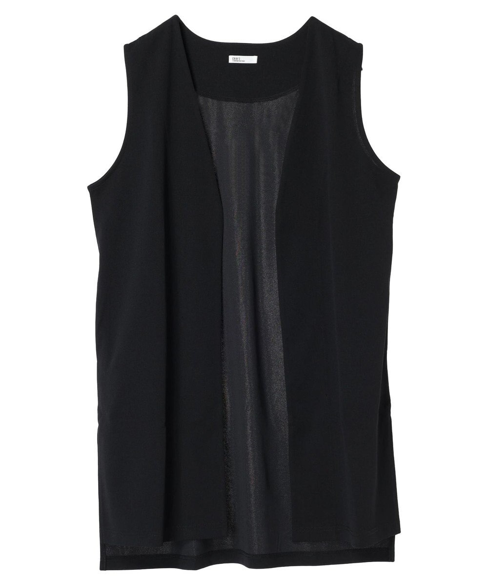 CRAFT STANDARD BOUTIQUE カットジョーゼットベスト 