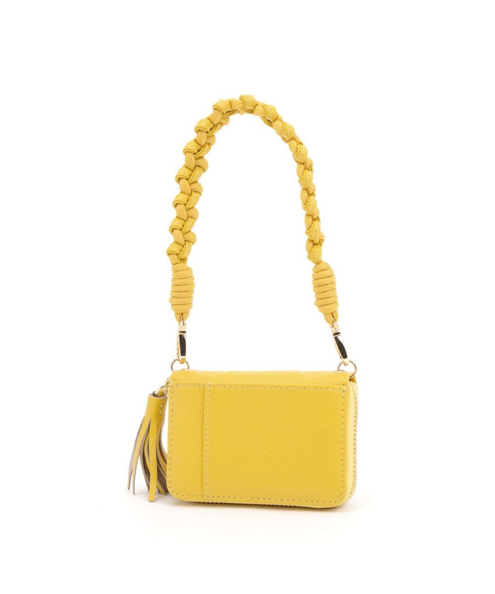 UNBILLION ペルケ perche / ドット型押し・ジャバラチャームウォレットショルダー 